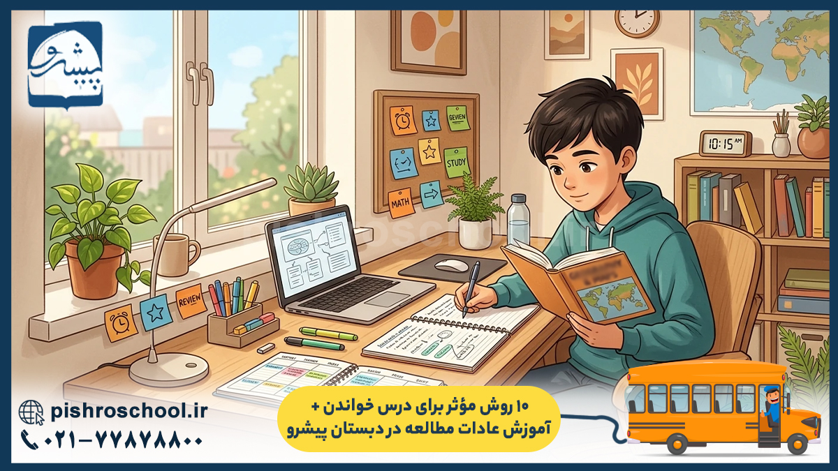 ۱۰ روش مؤثر برای درس خواندن